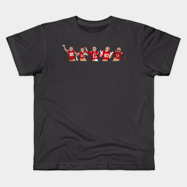 SF Five Kids T-Shirt by 752 Designs